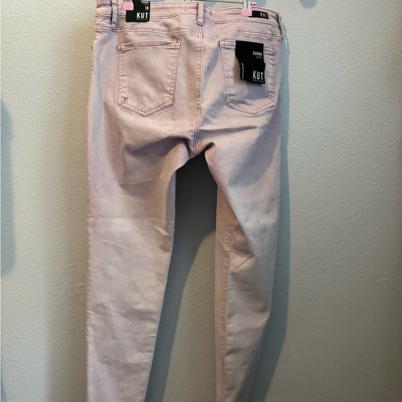 NWT Kut from the Kloth Light Pink Skinny Jeans Sz 16 - Picture 2 of 6